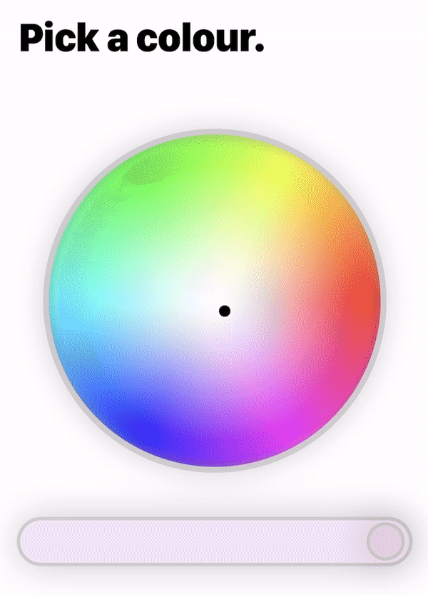 SwiftUI Colour Wheel